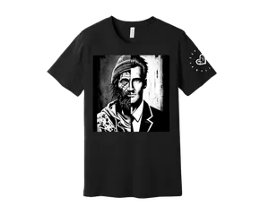 Just Knate TJU - WHAT DO YOU SEE? Unisex T-Shirt - Fitted Short Sleeve Crew Neck, Soft fabric with Heart Emblem on Sleeve