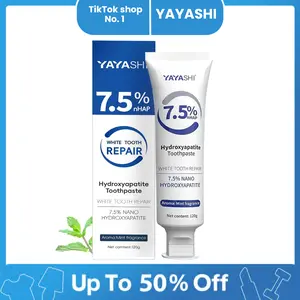 YAYASHI Hydroxyapatite Toothpastes for Enamel Protection and Tooth Strengthening, Gentle Mint, Fresh Breath, Daily Use for Oral Health