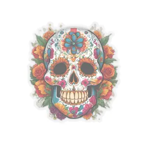 Colorful Skull Kiss-Cut Stickers waterproof vinyl