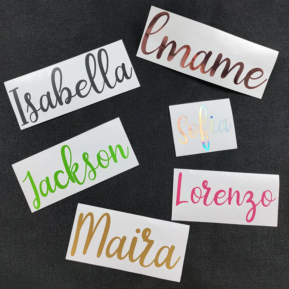 Personalized Car Stickers Motorcycle Body Vinyl Decal Laptop Decoration Custom Name Sticker