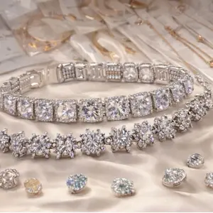 Cubic Zirconia Brackets for Elegant Jewelry Making - High-Quality Stones for Bracelets & Necklaces
