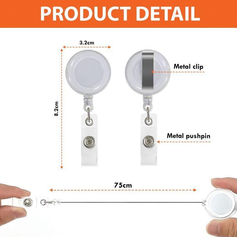 Skeleton Cowboy Badge Reel: Spooky Western ID Holder