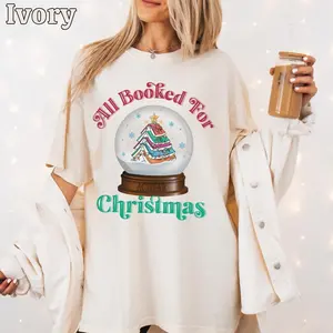 Acotar Bookish Christmas Shirt, Acotar Snowglobe Shirt, Sarah J Maas Merch, All Booked for Christmas, Snowglobe Winter Shirt, Bookish Gift X