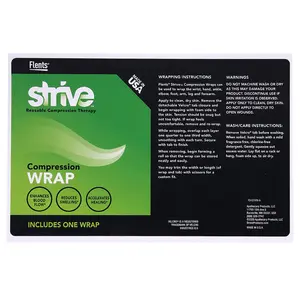 Strive Compression Wrap, Black, 1 Wrap