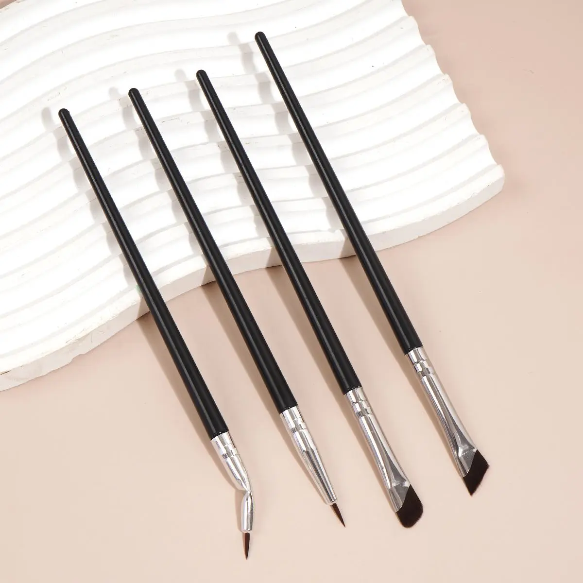 MAANGE Professional Eye Makeup Brush Set, Cosmetic Brushes, Brush Combo, Brush Kit, 4 Counts/set Eyeliner Brush, Eye Shadow Brush, Eyebrow Brush, Makeup Tool for Women
