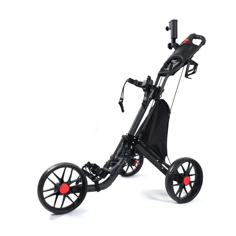 HOWTRUE 3 Wheel Golf Push Cart