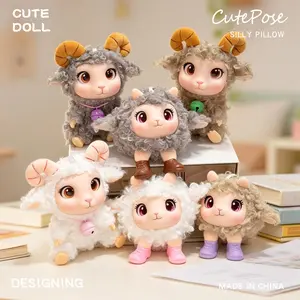 Super Soft Plush Toy Lamb, Adorable and Comfortable Gift for Kids and Collectors, Perfect Decorative Item, Unisex Plushie