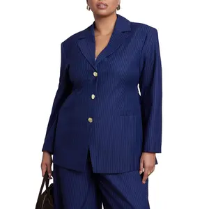 ELOQUII Women's Plus Size Nipped Waist Blazer With Back Adjuster