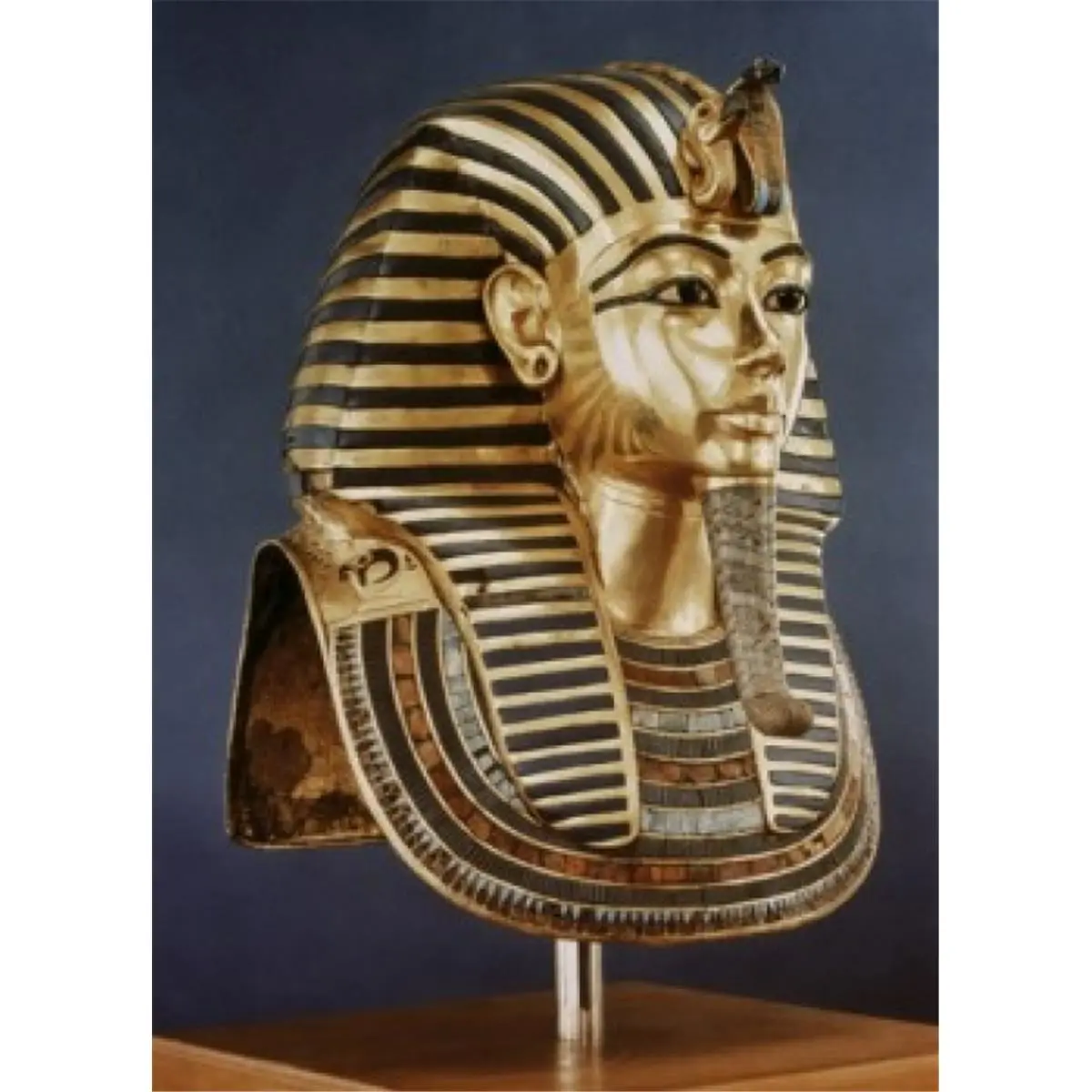 212 MAIN Ethnic Tutankhamen Egyptian Gold Mask Art Poster Print - 24x36 in Large Size Decorative Wall Art, Precise Home Wall Decor Inspired by Cairo Egyptian National Museum, 24 X 36 In