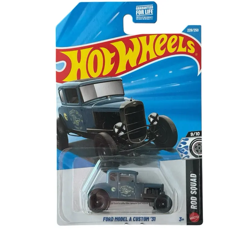 Hot Wheels Treasure Hunt 1:64 Scale Diecast Metal '31 Ford Model A Custom Rod Squad Toy Car, Collectible for Entertainment Enthusiasts