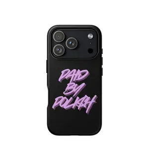 iPhone 17 Pro Pink And Black Paid By Polish Nail Tech Case