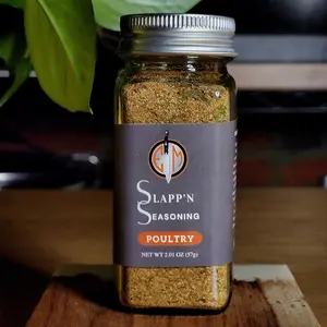 Slapp'n Seasoning "SALT FREE POULTRY" - Natural Cooking Spice for Elevated Dishes