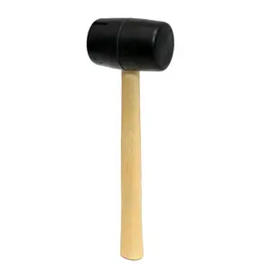 Allied  8 oz Rubber Mallet Hammer with Black Head & Hardwood Handle