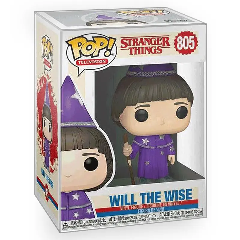 Funko POP TV: Stranger Things - Will the Wise Vinyl Figure with Epic Collectibles Premium Box Protector Included