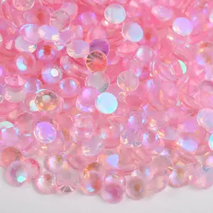 Polar Light Pink Glass Rhinestones - sizes ss3-ss20 Bling Package Ideal for Embellishments, Fashion, Decoration. DIY Beading Accessories for Nails, Cups, Phone Cases, Office Supplies, Clothing, Shoes, and Accessories.