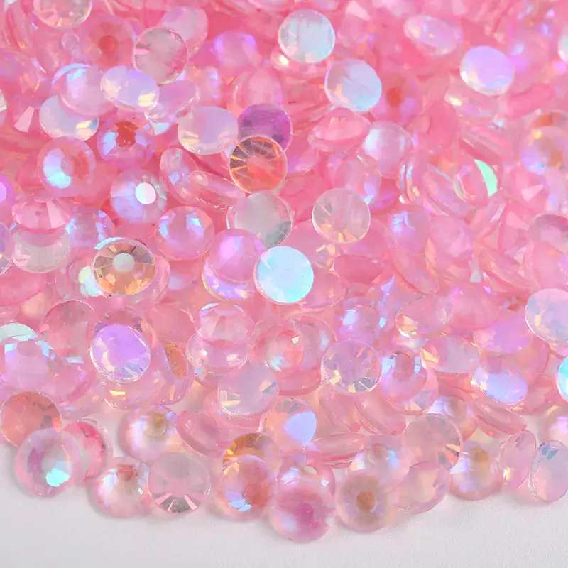 Polar Light Pink Glass Rhinestones - sizes ss3-ss20 Bling Package Ideal for Embellishments, Fashion, Decoration. DIY Beading Accessories for Nails, Cups, Phone Cases, Office Supplies, Clothing, Shoes, and Accessories.