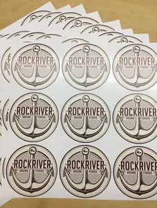 2" Sticker Lables on sheets