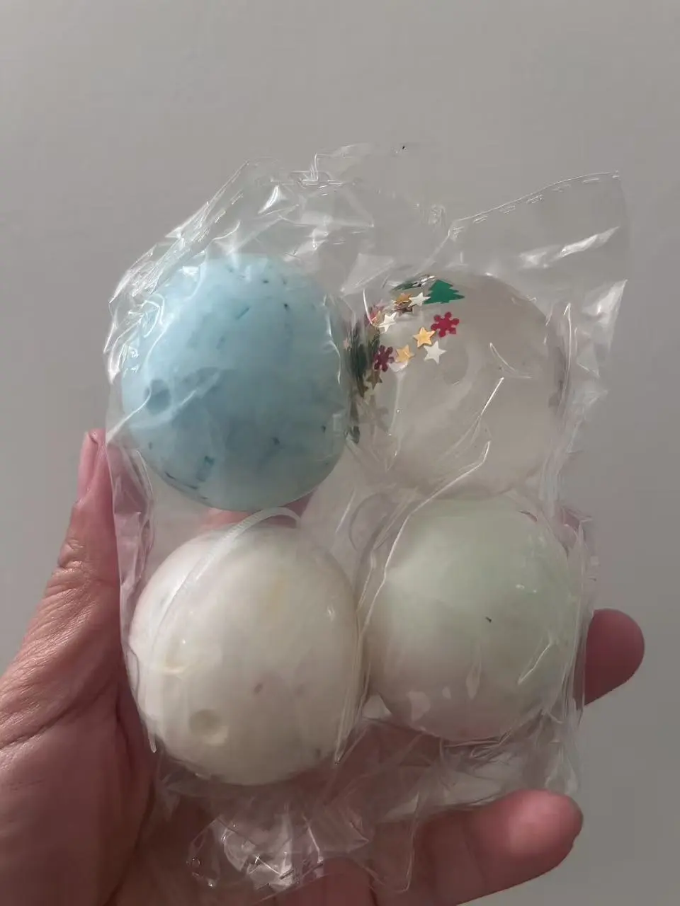 Mini Crunchy Slushy Squishy Ball Set, 4cm Mixed Texture Handmade Squeeze Toys, Ice Cube, Rice Grain & Block Sensory Fidget Balls