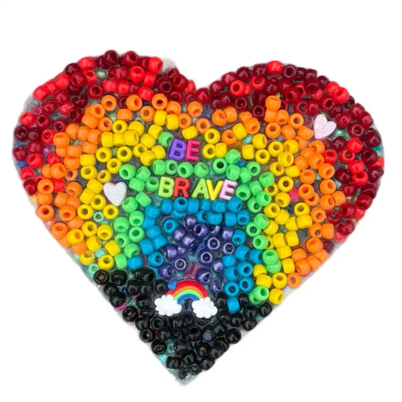 SILICONE PICKY PAD - X-Large Rainbow - Handmade Fidget Sensory ASMR Toy/Tool