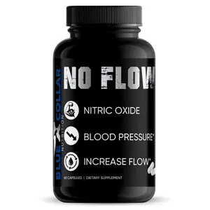 Blue Collar Nutrition N.O. Flow – 60 Capsules – Boost Nitric Oxide - Enhance Blood Circulation and Heart Health