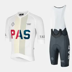 Cycling suit, bicycle short-sleeved suit, road bike simple solid color elastic strap