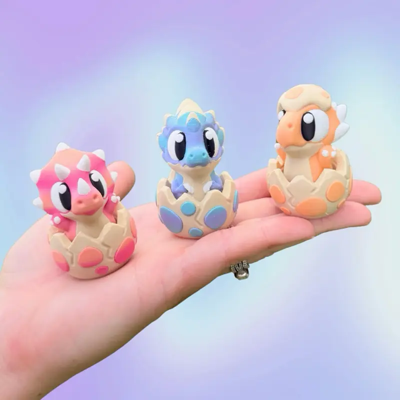 Dinosaur Egg Fidget Clicker, Dinosaur Fidget Toy, Dino Egg Clicker, Cute Dinosaur Gift, Velociraptor Triceratops