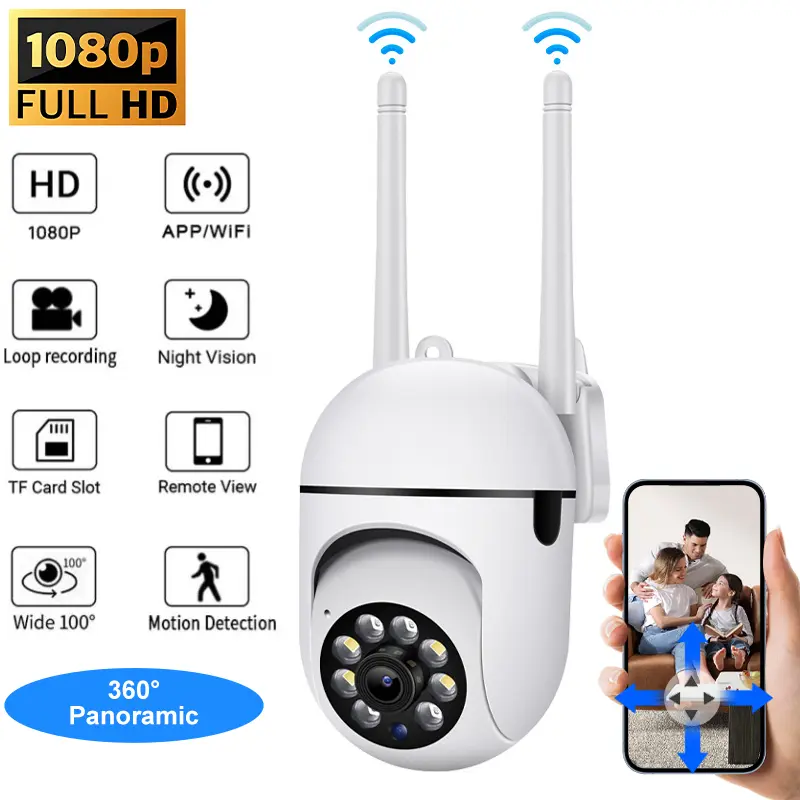 Security Cameras,AI-powered recognition,Full-color night vision,Two-way voice intercom