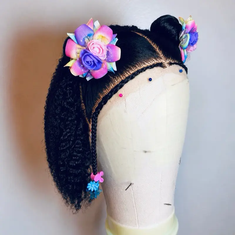 Handmade Synthetic Lace Wig for Girls – 13x4