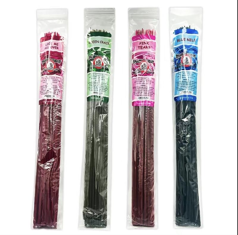 Blunteffects Jumbo 19" Hand-Dipped Incense Sticks 25ct Pack - Perfect for Relaxation and Aromatherapy