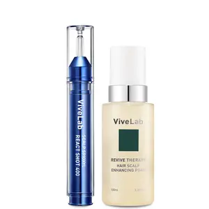 ViveLab Intensive Scalp Care Set – 220,000 Spioxyl™ 400 Shot Scalp Ampoule & Hair Enhancing Foam | Revitalizes Scalp and Strengthens Hair for a Fuller, Healthier Look