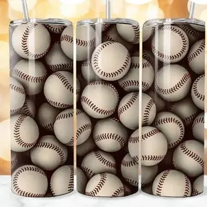 Béisbol Tumbler 20 oz - Bottle for Drinking, Ideal for Sports and Casual Use - Drinkware