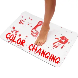 Mat Bath Mat Changes Color Instantly Turns Red When Wet Shower Mat Shows Blood Bathroom Rug