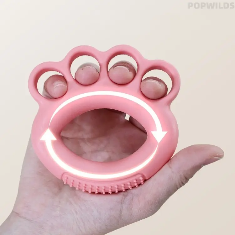 Finger Grip Trainer, Silicone Finger Exerciser, Hand Strength Training Tool, Rehabilitation Equipment for Elderly, Improve Finger Flexibility