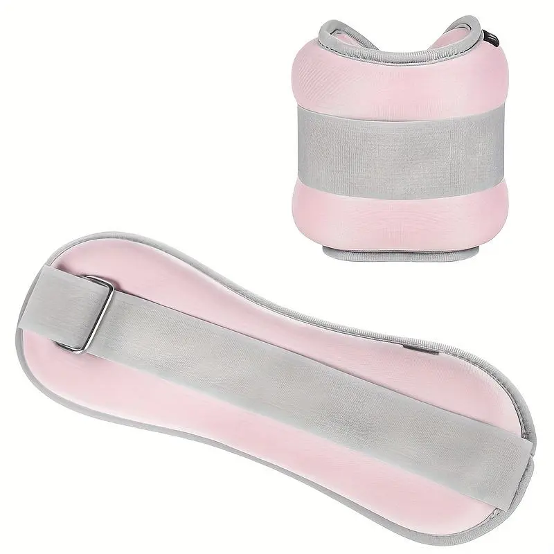 Soft Silicone Wrist & Ankle Weights Set, Adjustable Wearable Straps for Unisex Fitness and Running - 0.66 lbs Each