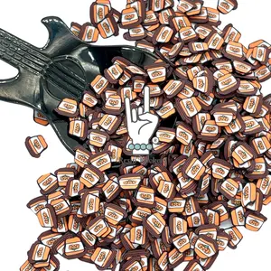 Pumpkin Spice Latte Polymer Clay Pieces