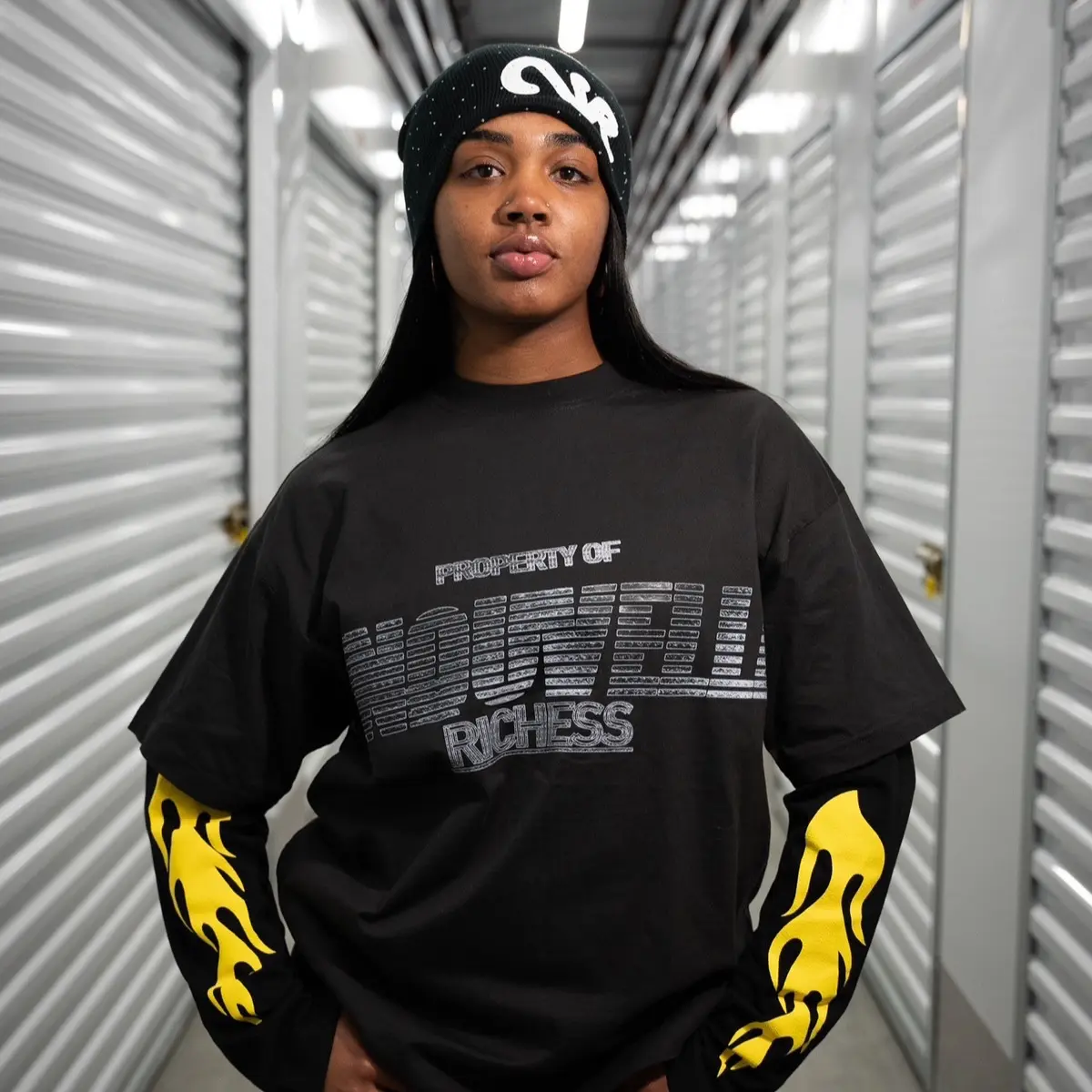 Nouvelle Richess Double Layer Tee  Streetwear Tshirt