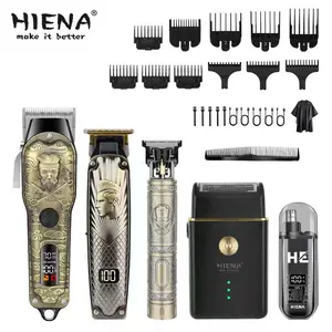 5-piece set of professional Cordless Hair Clippers with accessories, rechargeable electric hair clippers, hair clipper, razors, suitable for hairdressers, full set of hair cutting tools, ideal for men's Christmas gifts.
