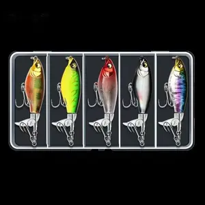 Lure Micro Surface Dragging Float Lure for Pike and Bass, Long Cast Floating Lure, Predator Fish Fishing Gear, Water Propeller Design