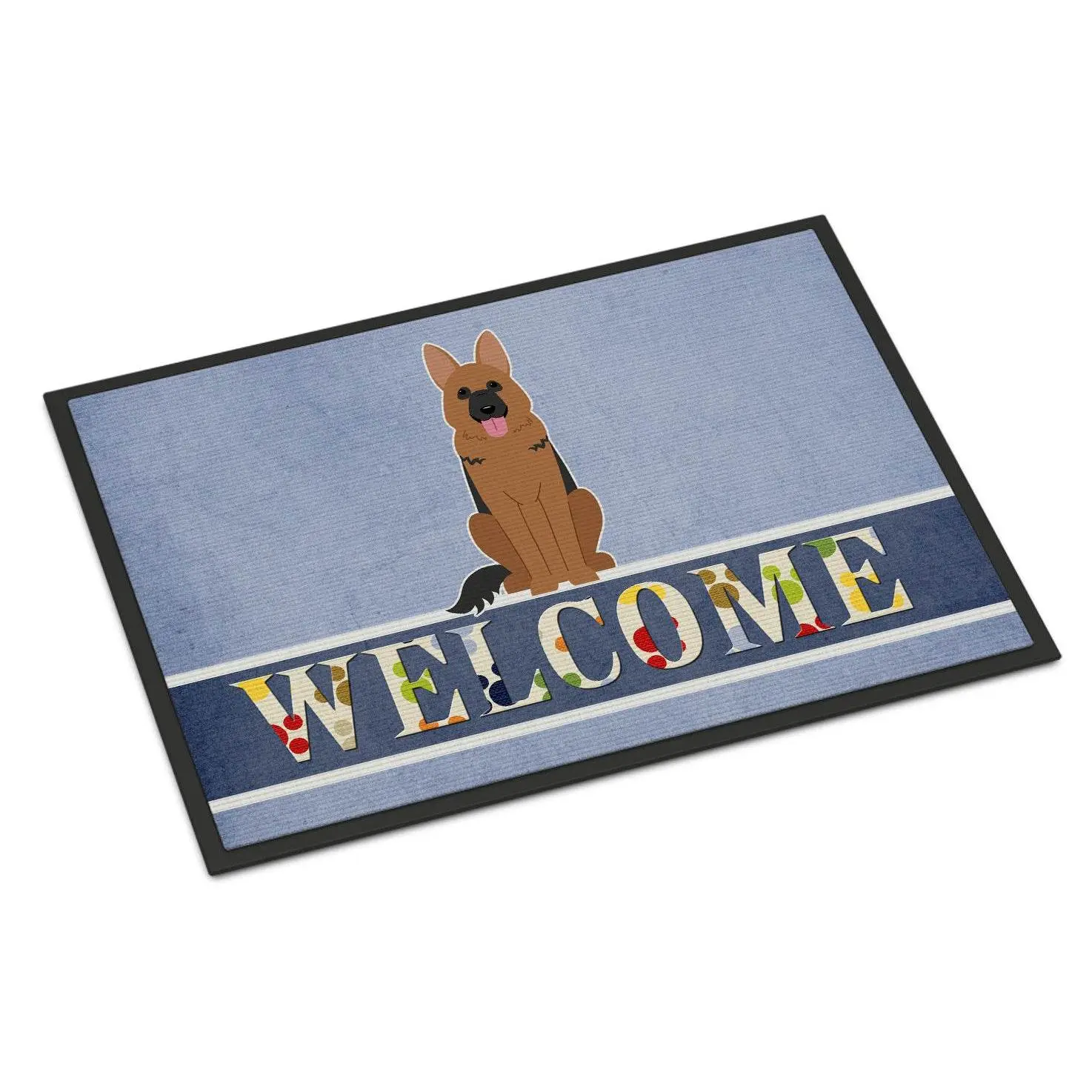 German Shepherd Welcome Indoor or Outdoor Mat 18x27 BB5648MAT