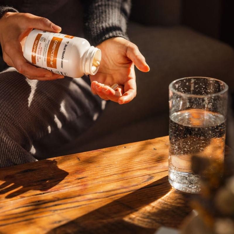 Organic Cordyceps-M Extract Capsules 120 or 300 Count 1000 mg per Serving USDA Certified Gluten Free Non GMO Vegan Energy Health Supplement