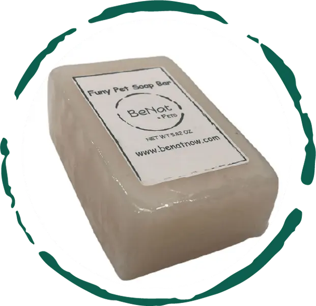 BeNat Pets. All-Natural Furry Pet Soap Bar. 5.8 oz.