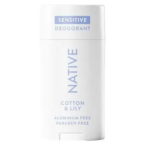 Native Sensitive Deodorant Contains Naturally Derived Ingredients, 72 Hour Odor Control | Deodorant for Women & Men, Aluminum Free with Baking Soda, Coconut Oil and Shea Butter, Cotton & Lily