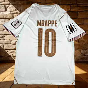 2026 New France Away No. 10 Kylian Mbappé Collector's Edition Short-Sleeve Soccer Jersey