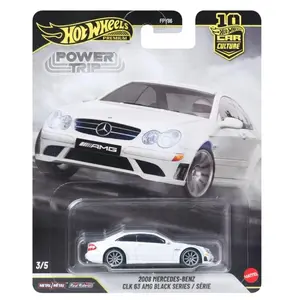 2026 Hot Wheels Car Culture 2008 Mercedes-Benz C63 AMG Black Series in White "Power Trip" 1:64 Scale Collectible Diecast Model Car JKF29-6B
