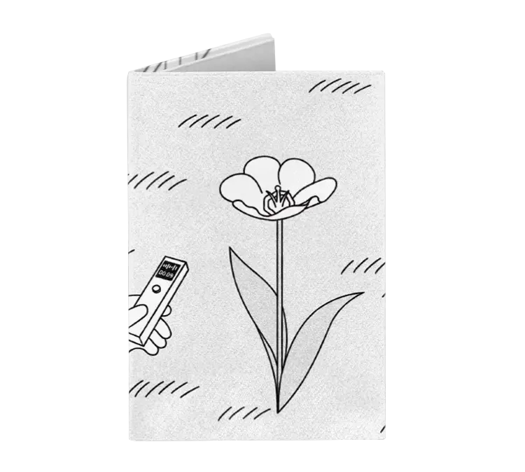 Recording Micro Wallet - Waterproof, Eco-Friendly, RFID Protection, 1.3mm Slim, Compact Design, 8 Card Slots, Artist Design