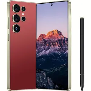 S25 Ultra Android Smartphone, 6.8-inch Dual 108MP+48MP Camera, Long Battery Life Of 6800mAh Battery, Fast Charging, OTG Function, Face Recognition Unlocking, Stylus, 12GB RAM + 512GB ROM, 5G Network Android 14 Operating System, Unlocking Th