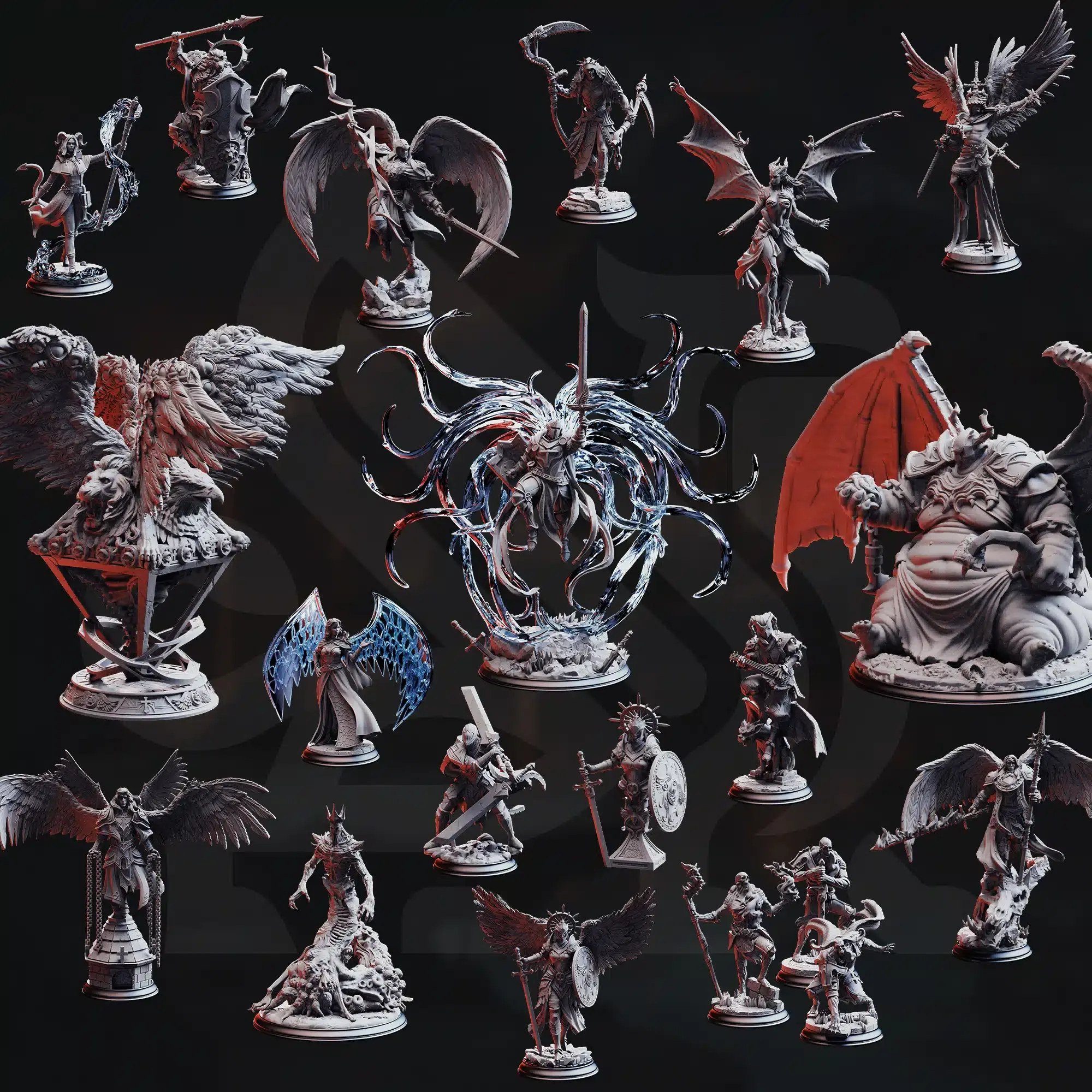 Hell at Heaven's Gate March 2026 Release | Paintable 3D Resin Printed Miniature by DM Stash