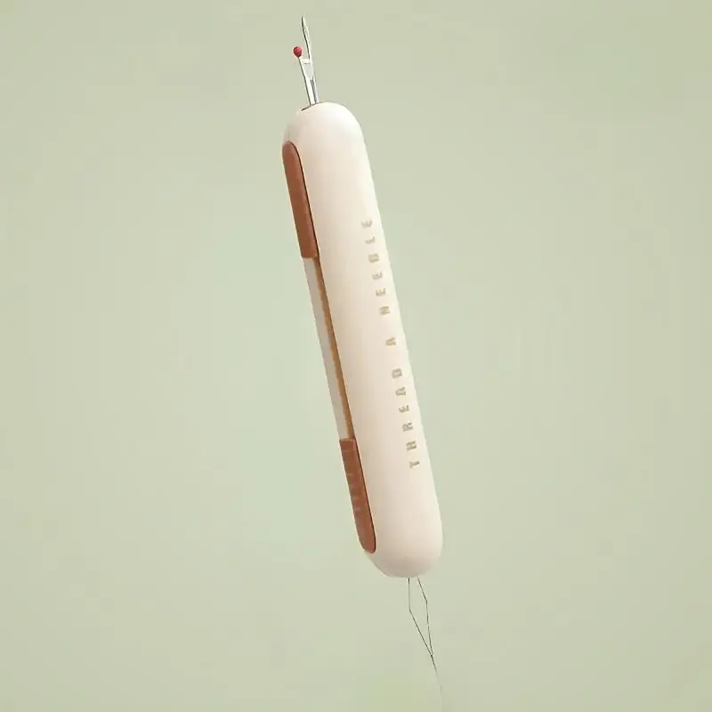 2 in 1 Dual Head Needle Threader & Seam Ripper, 1 Count Multifunctional Household Sewing Tool for Elderly, Easy Threading and Sharp Edge for Clean Cut