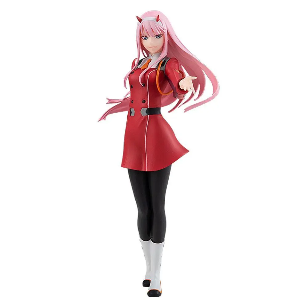 18cm DARLING in the FRANXX Anime Figure Zero Two 02 Action Figure Kawaii Standing Beautiful Girl PVC Collection Model Doll Toys