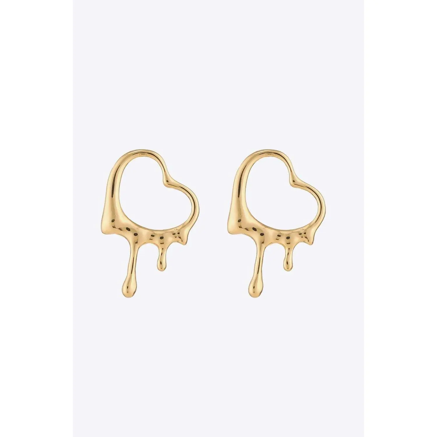 Heart Zinc Alloy Earrings